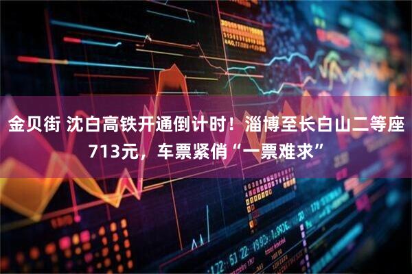 金贝街 沈白高铁开通倒计时！淄博至长白山二等座713元，车票紧俏“一票难求”