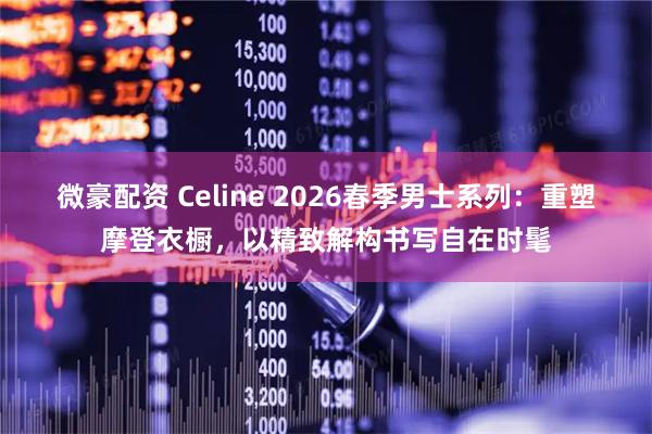 微豪配资 Celine 2026春季男士系列：重塑摩登衣橱，以精致解构书写自在时髦